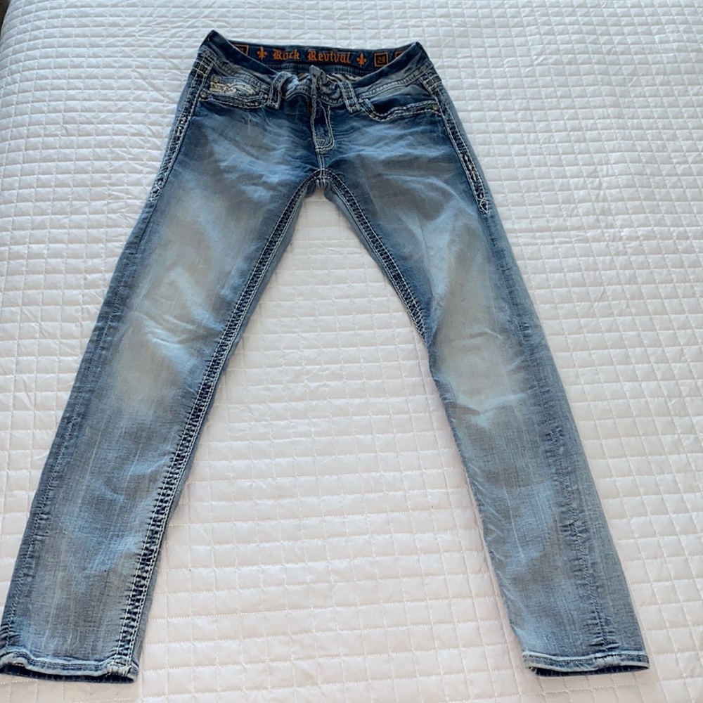 COPY - Rock Revival Luella Cuffed Skinny
